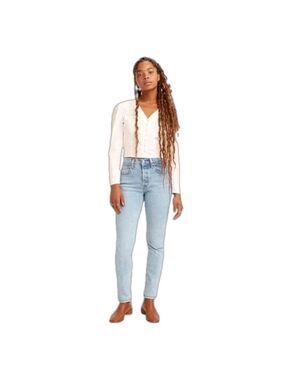 LEVI’s 501 S Light Wash Frayed Hem 31x30